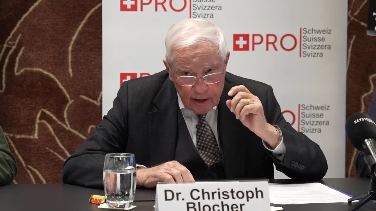 Medienkonferenz NEIN zum EU-Vertragspaket – Für eine freie, unabhängige Schweiz