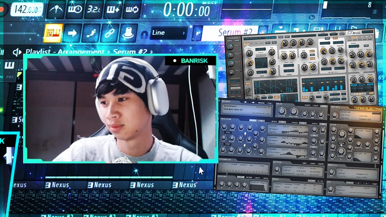 BANRISK Making Beats From Scratch | Internet Money / MiraTouch  [02/23/22]