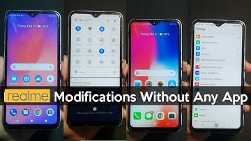 Realme Devices MODIFICATIONS without Any App | Realme New Os ??