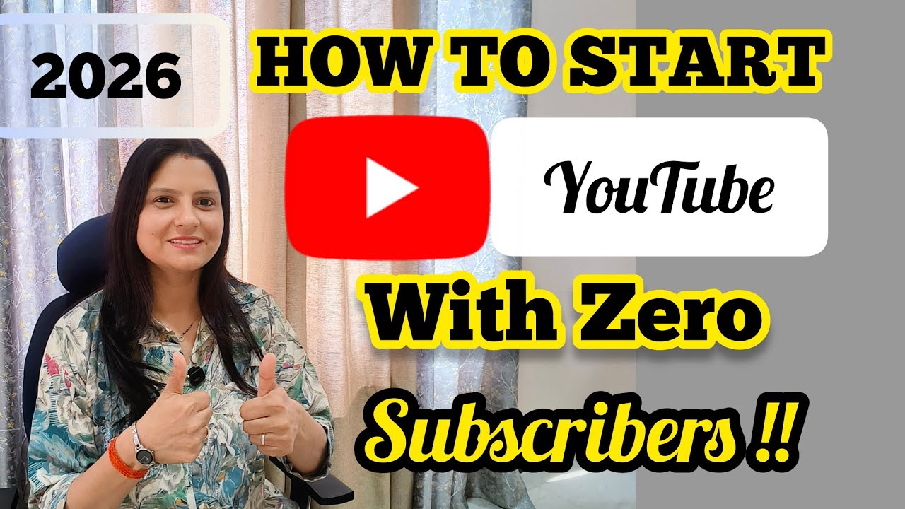 ZERO Views ZERO Subscriber Se YouTube Channel Grow Kaise Kare in 2026?😇Real Tips!👍 #youtube #yt