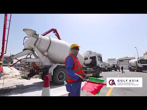 Raft Concrete 9430 CBM - Gulf Asia Contracting LLC