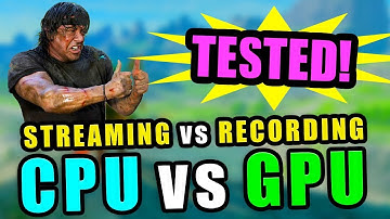 BEST SETTINGS - OBS (+ others) - CPU vs GPU Video Encoding…