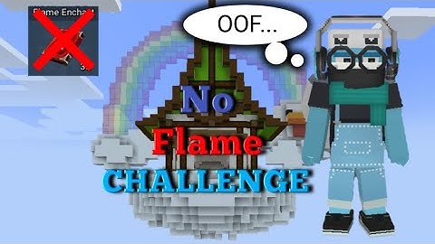 Bed Wars No Flame (Challenge😑🥰) (Blockman Go:Blocky Mods)