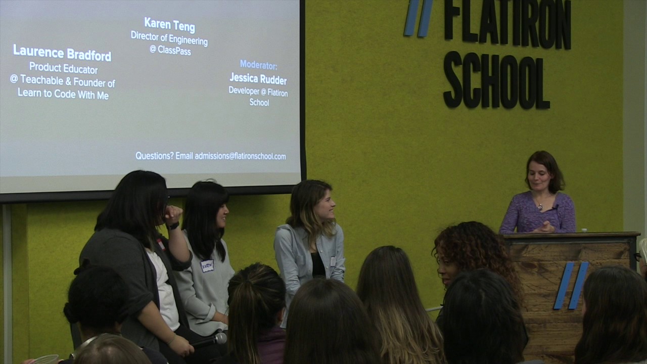 Women in Tech Panel (November 2016) @FlatironSchoolOfficial - YouTube