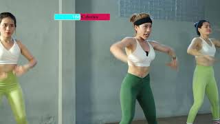Aerobic # 44 : Giảm mỡ cánh tay / Eo thon/ giảm mỡ bụng#aerobics #danceworkout #fitness #tapmong