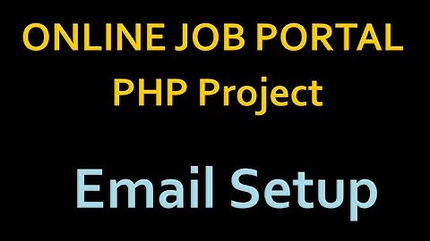 Online Job Portal Project In PHP - Php Project Tutorial (Hindi) - 25