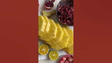 Pineapple pomegranate juice recipe #healthyshorts #juicing #juicerecipe #juicedetox #juicecleanse