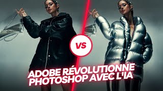 IA dans PHOTOSHOP: la RÉVOLUTION de la PHOTOGRAPHIE avec ADOBE FIREFLY (outil remplissage génératif)