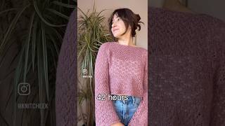 How Long Does It Take ? Dappled Lace Raglan.