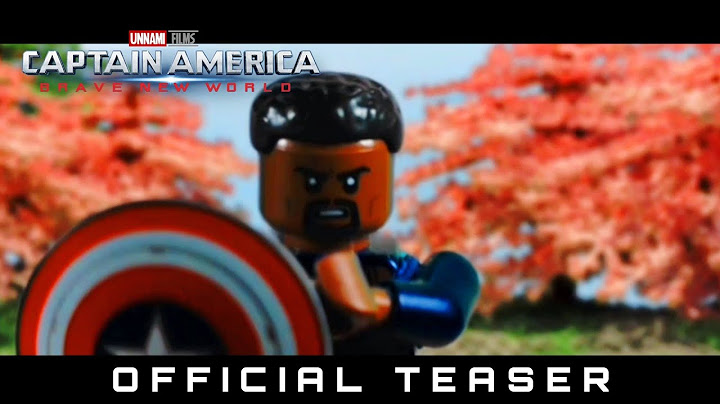 Captain America: Brave New World TRAILER in LEGO!