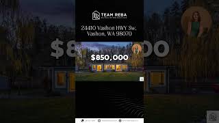 This Waterfront Life Just Got More Attainable 👀 Vashon $850K | Team Reba of RE/MAX Metro Eastside