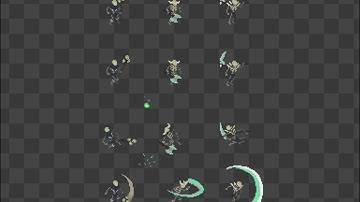 Skeleton 2 - Top Down Pixel Art Character Game Assets