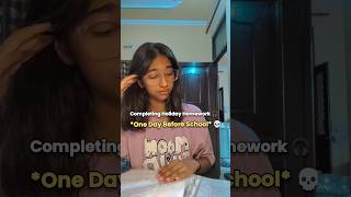 Completing the work *one day before school* 🍻🫡 | NEET ASPIRANT 11th grader 🎧🧿 #cbse #minivlog #fyp