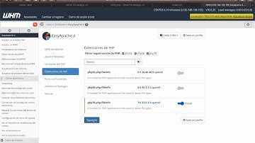 Instala la EXTENSIÓN PHP FILEINFO y INTL en tu servidor remoto desde WHM
