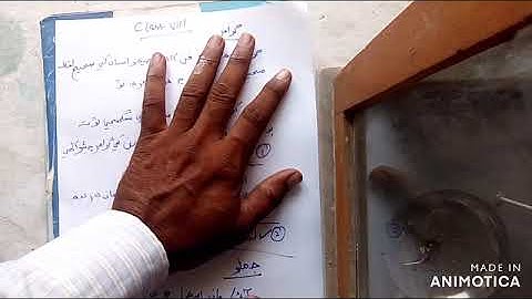 Class VIII Sindhi MT Grammar Lecture 01