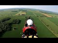 PRA Mentone 2023 Arrival of AR 1 gyroplane, being flown by Abid Farooqui