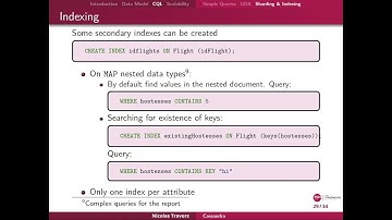 Cassandra 7   Sharding and Indexing