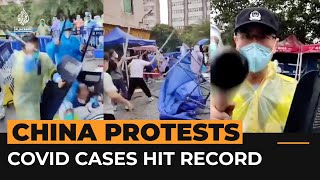 New protests in China as COVID cases hit new high | Al Jazeera Newsfeed