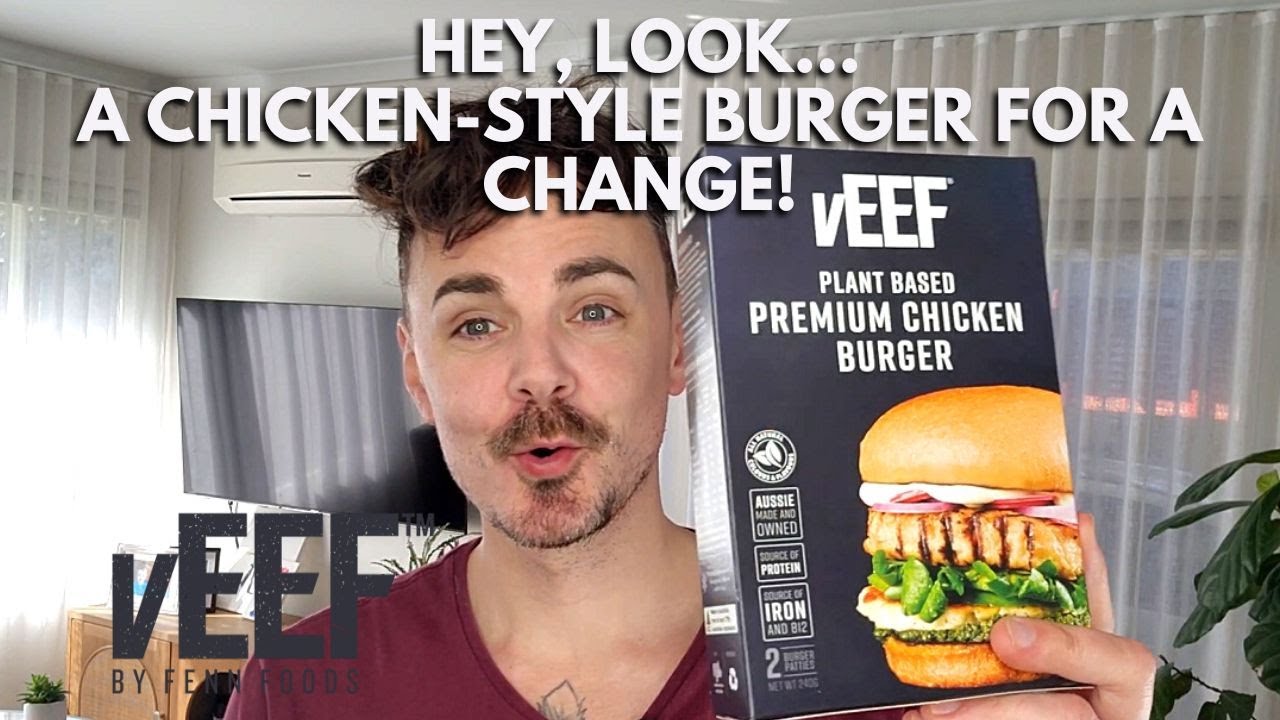 vEEF Premium (plant based) Chicken Burgers Review