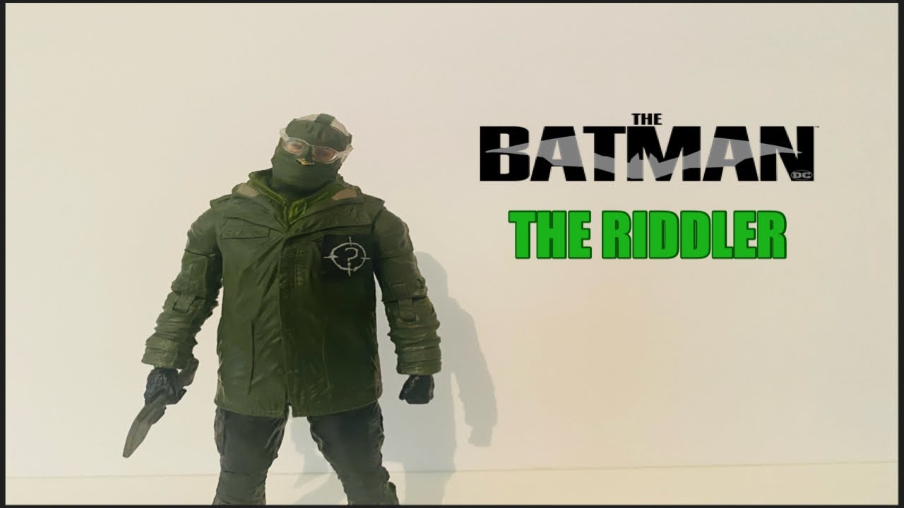 THE BATMAN DC MULTIVERSE MCFARLANE TOYS THE RIDDLER ACTION FIGURE ...