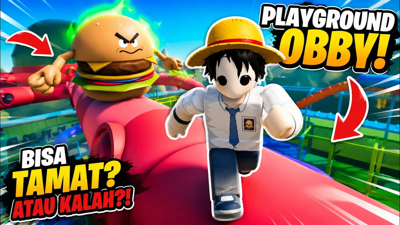 🔥 PLAYGROUND OBBY! BISAKAH AKU TAMAT TANPA JATUH? | Roblox Indonesia 🔥