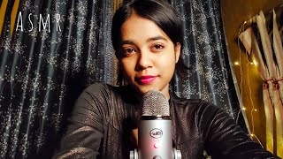 ASMR~PRESSING BUTTONS ON YOUR FACE +MOUTH SOUNDS FOR STRESS RELIEF