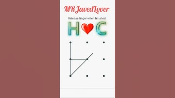 H❤️C pattern lock love,s name !!roi naa song#vial #shorts #style #pattern #youtube