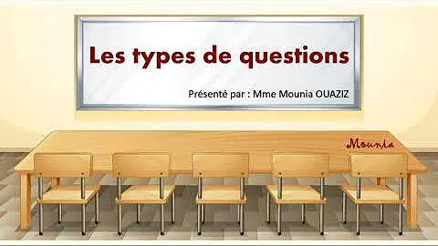 Quels sont les différents types de questions d'un questionnaire ?