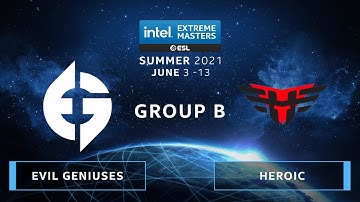 CS:GO - Heroic vs. Evil Geniuses [Nuke] Map 2 - IEM Summer 2021 - Group B