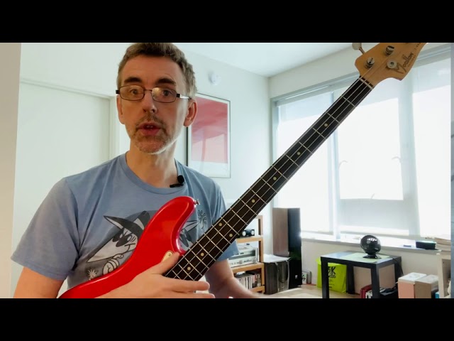 I VI II V turnaround - Mini Bass Lesson. - YouTube