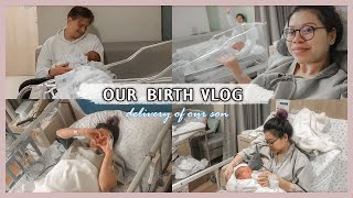 Birth Vlog Of Our First Baby | Meet Our Baby Boy | First Time Parents