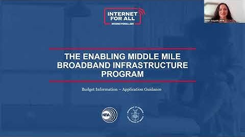 Internet for All Webinar Series: Financial Portion Middle Mile Program Application