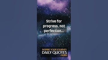 Strive for progress, not perfection  Every step forward is a victory in itself.  #quotes #motivation