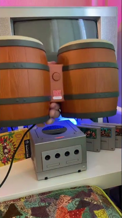 GameCube - Donkey Konga #shorts #nintendo #gamecube #donkeykong #dendy #sega #famicom #nes #rare