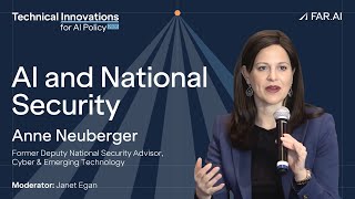 Anne Neuberger  - Fireside Chat with Anne Neuberger: AI and National Security [Alignment Workshop]
