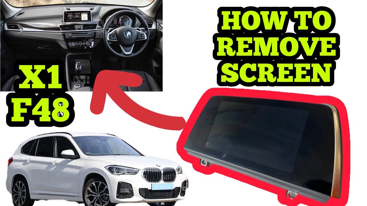 BMW F48 X1 How To Remove iDrive Screen - YouTube