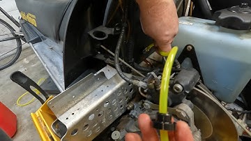 Replacing Snowmobile Fuel Pickup line Skidoo Polaris Arctic Cat Yamaha