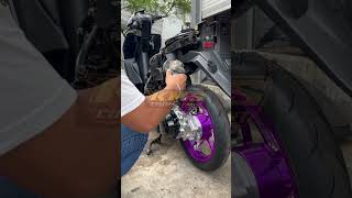 Pemasangan shock breaker copy ktc #challenge #unboxing #repaint #honda #diy #beranda #tutorial