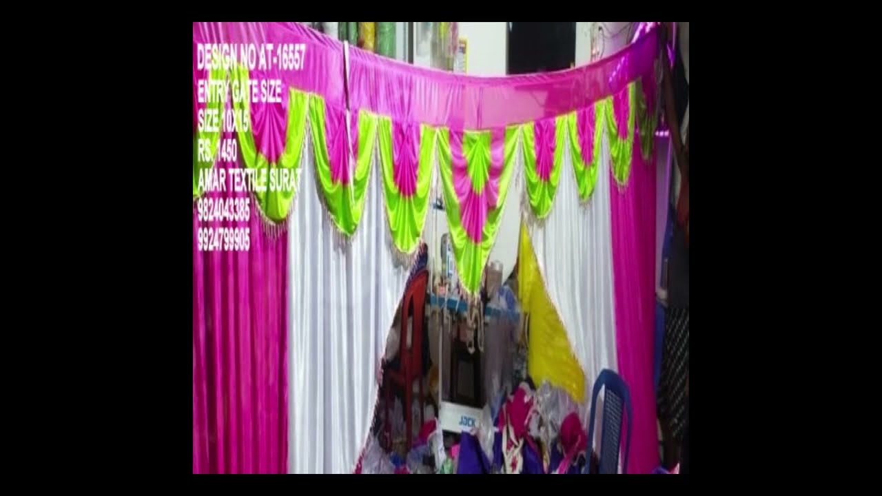 Premium Mandap Entry Gate Designs | Amar Textile 