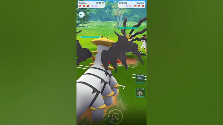 Origin Giratina V/S Altered Giratina PVP Form Battle in #pokemongo