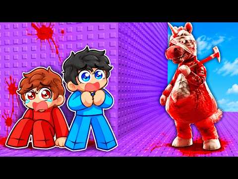We Escaped the SCARY FRIEND TOWER in Roblox! 😱
