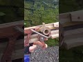 Wooden Slingshot creations with unique design trigger Mechanism