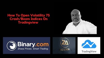 How To Open Volatility75, Boom&Crash (500/1000) Indices on Tradingview; Binary.com/Deriv.com