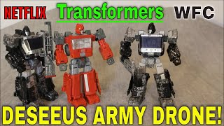 Transformers WFC Netflix Deseeus (Quintesson) Army Drone - GotBot True Review NUMBER 846