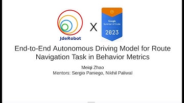 End-to-End Autonomous Driving Model for Route Navigation Task in Behavior Metrics
