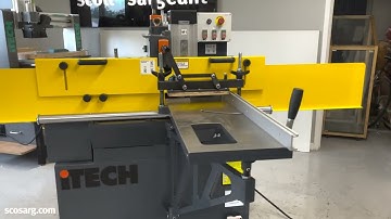 iTECH TE|S Tenoner With Scribing | @machines4wood