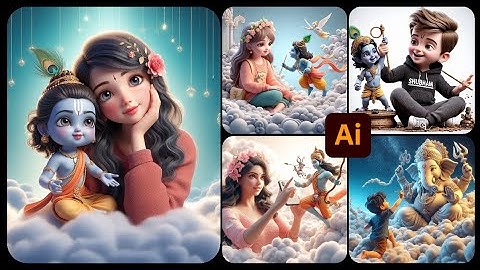 श्री राम 3D Ai Image 🚩| How To Create Shree Ram Ai Image | @TechMrShubhu