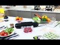 saengQ Vacuum Sealer Packaging Machine Food Vacuum Sealer With Free 10pcs Vacuum bags Household