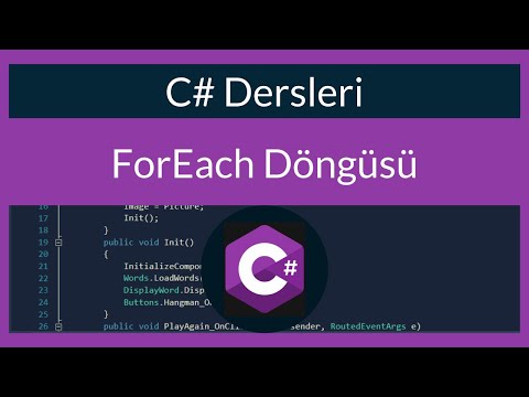 C# Dersleri 33: