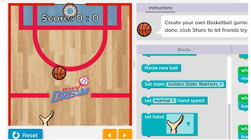Basketball Game in Code.org